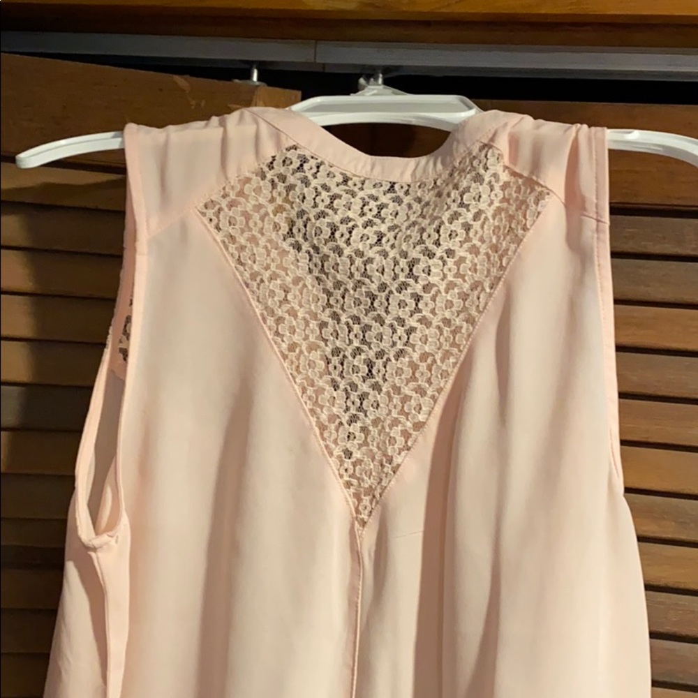 Forever 21 light pink lace tank top - Picture 4 of 4